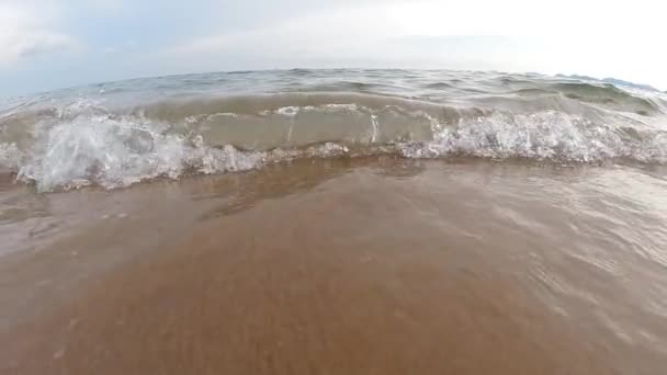 One Sea Wave Footage — Stock Video