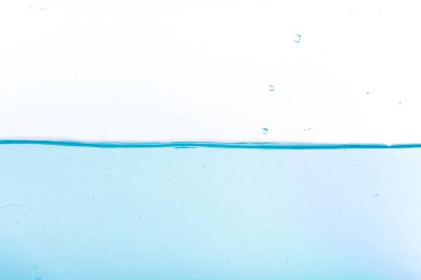 Water splash and ripple isolated on white backgroun
