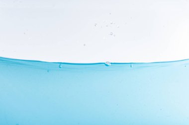 Water splash and ripple isolated on white backgroun