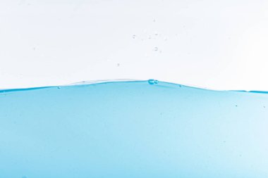 Water splash and ripple isolated on white backgroun
