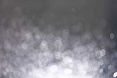 Abstract bokeh from light and water spray in backgrounds of vari
