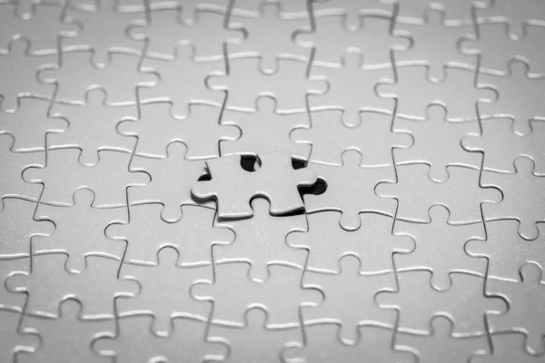 Immagini Puzzle Carta Che Non Stato Incollato — Foto Stock