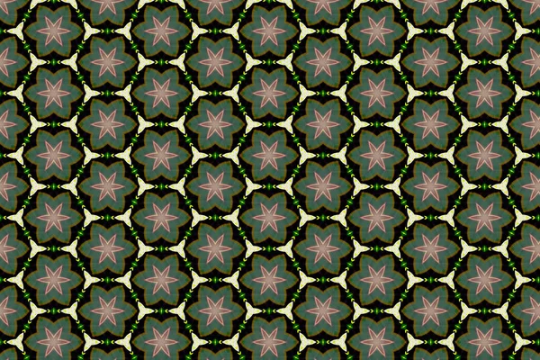 Зображення Тла Має Багато Геометричних Візерунків Чорним Рожевим Зеленим — стокове фото