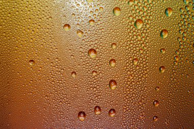 Cam yüzeyde soğuk buhar yakın çekim