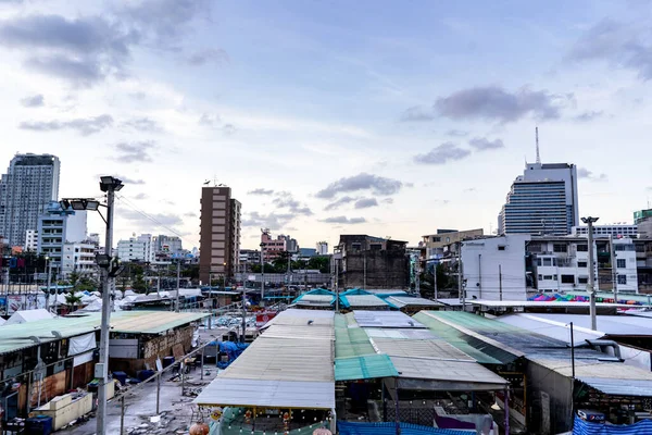 Mayo 2020 Fotos Del Mercado Afectado Por Epidemia Covidio Bangkok — Foto de Stock
