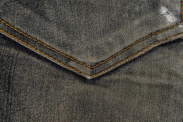 Immagine Vicino Della Vecchia Trama Del Tessuto Jeans Sfondo Del — Foto Stock