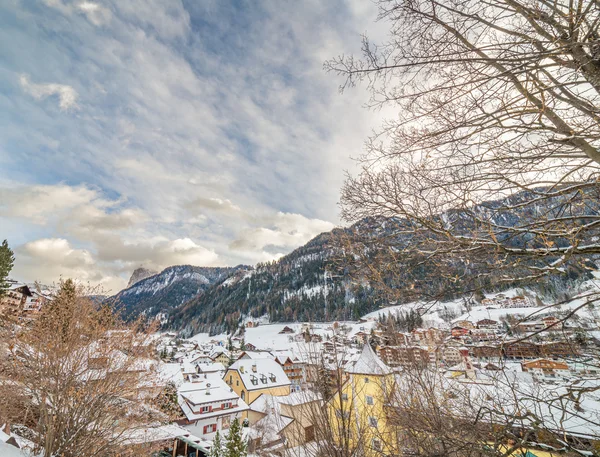 Vue Sur Village Alpin Italie — Photo