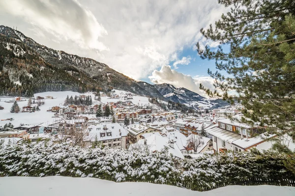 Vue Sur Village Alpin Italie — Photo