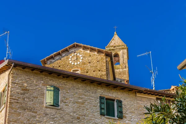 Středověká Vesnice Emilia Romagna — Stock fotografie