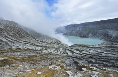Kawah Ijen'de, Java, Endonezya