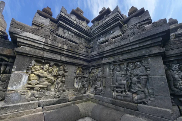 Borobudur, Yogyakarta, Java, Indonesia — Stock fotografie