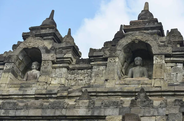 Borobudur, Yogyakarta, Java, Indonesia — Foto de Stock