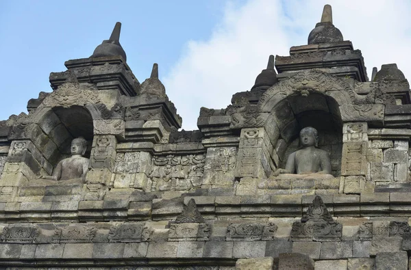 Borobudur, Yogyakarta, Java, Indonésia — Fotografia de Stock