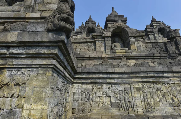 Borobudur, Yogyakarta, Java, Indonesia — Stok fotoğraf