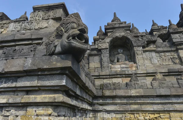 Borobudur, Yogyakarta, Java, Indonésia — Fotografia de Stock