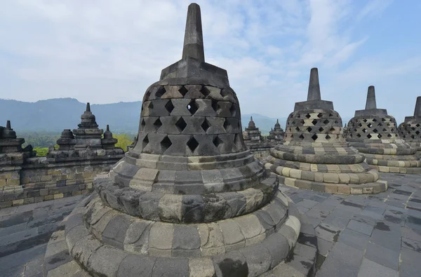 Borobudur, Yogyakarta, Java, Indonézia — Stock Fotó