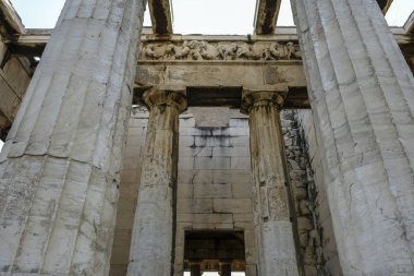 Herphaesus Tapınağı, antik Agora Atina, Yunanistan.