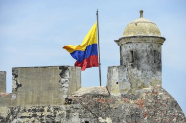 San Felipe Barajas Castle Cartagena, Kolombiya.