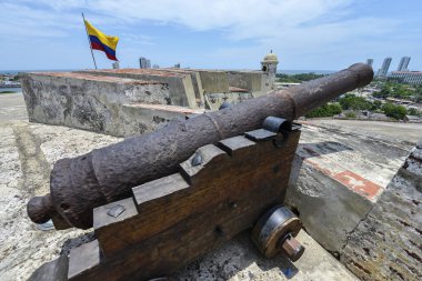 San Felipe Barajas Castle Cartagena, Kolombiya.
