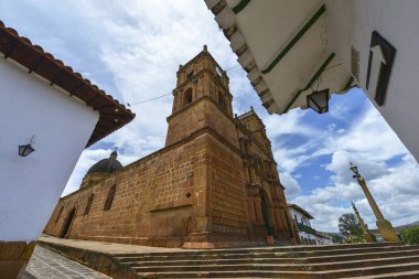Barichara, Kolombiya 'daki Katedral Inmaculada Concepcion.