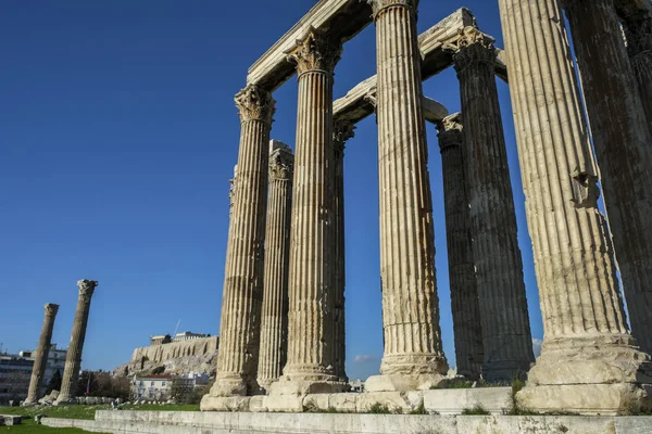 在雅典 希腊的奥林匹亚宙斯神殿 — 图库照片