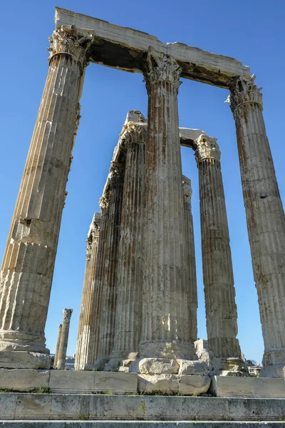 Tempel Van Olympische Zeus Athene Griekenland — Stockfoto