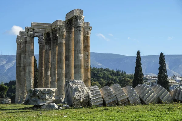Temple Zeus Olympien Athènes Grèce — Photo