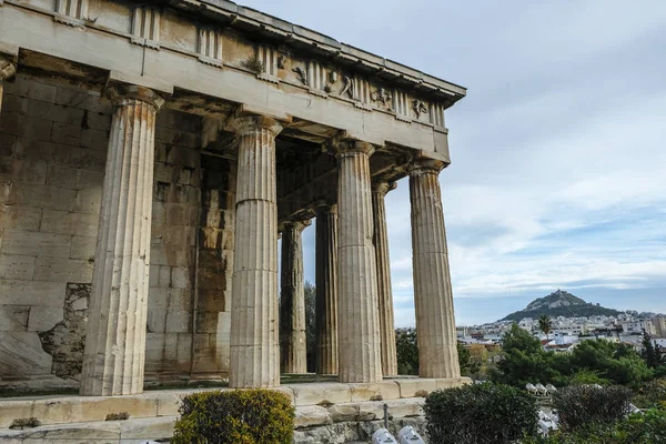 希腊雅典古集市上的 Herphaesus — 图库照片