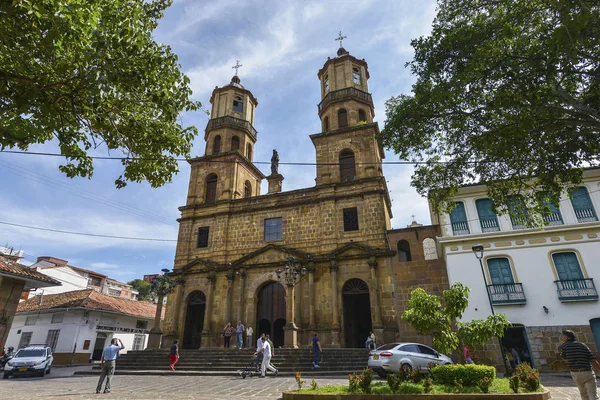 San Gil Colombia Agosto Catedral San Gil Agosto 2017 San — Foto de Stock