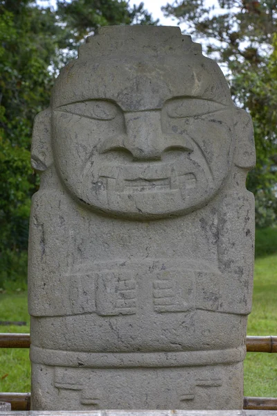 Antiguas Estatuas Precolombinas San Agustín Colombia Parque Arqueológico Una Altitud —  Fotos de Stock