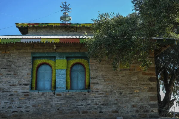 Mosteiro Abba Liqanos Aksum Etiópia — Fotografia de Stock