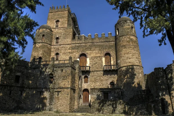 Fasil Ghebbi Unesco World Heritage Site Gondar Ethiopia — Stock Photo, Image