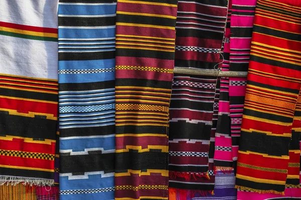 Chencha エチオピアの Dorze 族の伝統的な織物のクローズ アップ — ストック写真