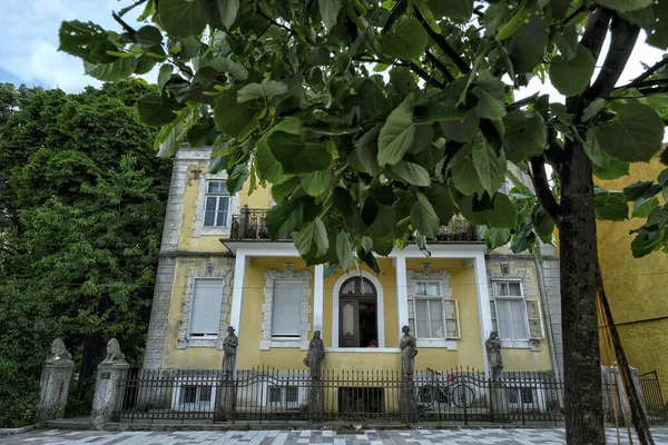 Antiguas Casas Históricas Cetinje Antigua Capital Real Montenegro — Foto de Stock