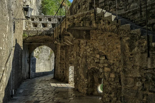 Είσοδος Στην Παλιά Πόλη Κοτόρ Στο Μαυροβούνιο — Φωτογραφία Αρχείου