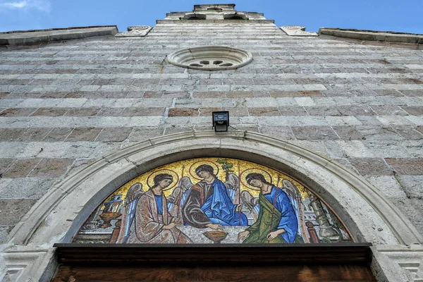 Iglesia Ortodoxa Santísima Trinidad Casco Antiguo Budva Montenegro — Foto de Stock