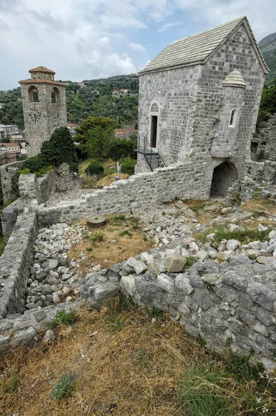 Ruinas Stari Bar Antigua Fortaleza Montenegro — Foto de Stock