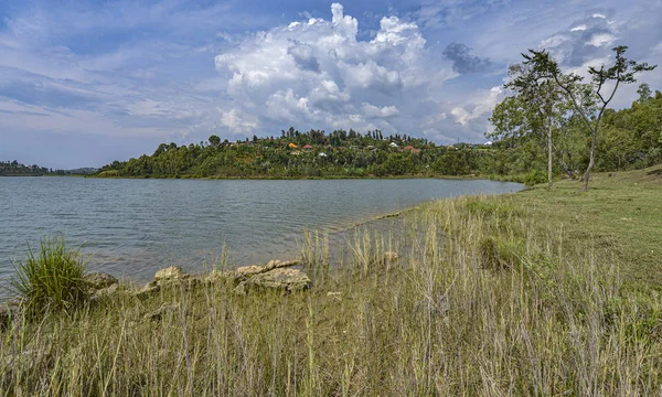 卢旺达的基伍湖 — 图库照片