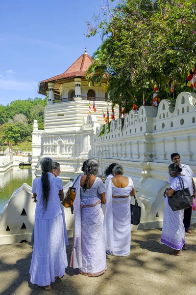 Kandy Sri Lanka Janvier 2020 Visites Temple Dent Bouddha Janvier — Photo
