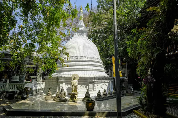 Colombo Sri Lanka Februari 2020 Stupa Gangaramaya Tempel Februari 2020 — Stockfoto