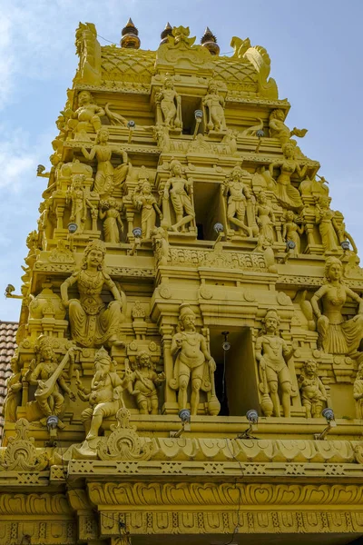 Detalle Del Templo Sri Sivaraja Vinayagar Colombo Sri Lanka — Foto de Stock