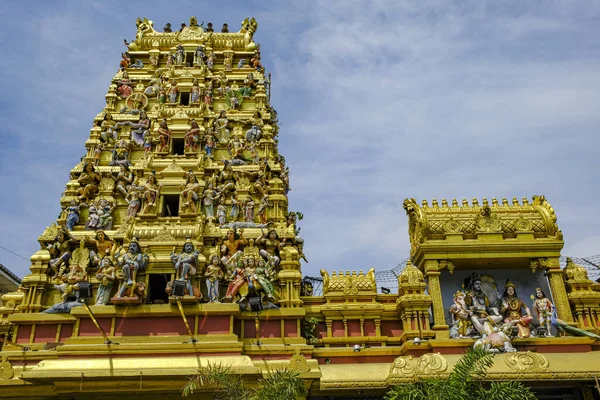 Colombo Sri Lanka Febrero 2020 Detalle Del Nuevo Templo Kathiresan — Foto de Stock