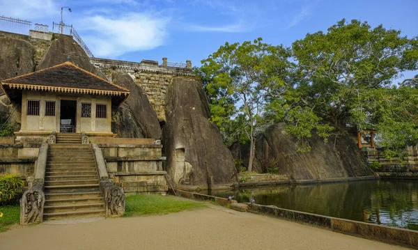 Anuradhapura Sri Lanka February 2020 Isurumuniya Vihara Buddhist Temple February — 图库照片