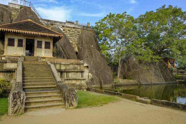 Anuradhapura Sri Lanka Febrero 2020 Isurumuniya Vihara Buddhist Temple February —  Fotos de Stock
