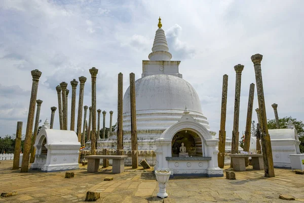 Anuradhapura Sri Lanka Luty 2020 Buddyjska Stupa Thuparama Dagoba Dniu — Zdjęcie stockowe