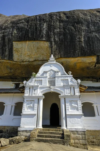 Dambulla Grotttempel Dambulla Sri Lanka Stora Attraktioner Spridda Över Grottor — Stockfoto