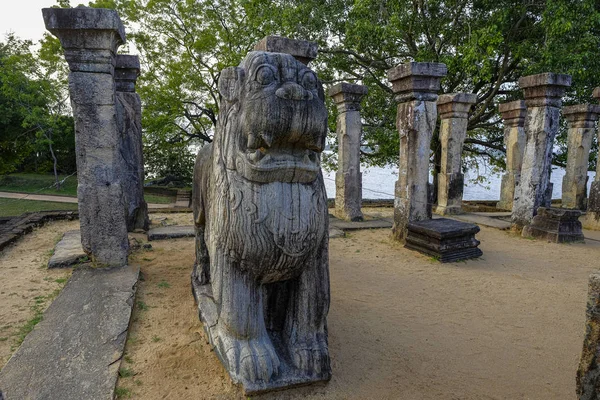 Camera Del Consiglio Reale Del Palazzo Nissanka Malla Polonnaruwa Sri — Foto Stock