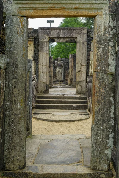 Hatadage Monument Construido Por Nissanka Malla Polonnaruwa Sri Lanka — Foto de Stock
