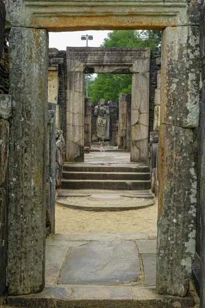 Monumento Ódio Construído Por Nissanka Malla Polonnaruwa Sri Lanka — Fotografia de Stock