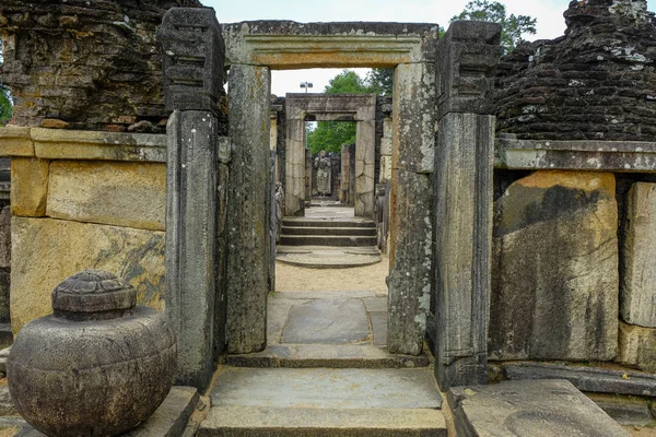 Monumento Ódio Construído Por Nissanka Malla Polonnaruwa Sri Lanka — Fotografia de Stock